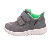 Superfit Kinderschuhe Klettschuhe / Slipper HELLGRAU/HELLGRÜN HELLGRAU/HELLGRÜN - Gr. - 26