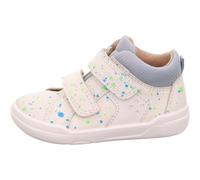 Superfit Kinderschuhe Klettschuhe / Slipper WEIß/HELLBLAU WEIß/HELLBLAU - Gr. - 21