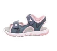 Superfit Sandale Pebbles Mädchen Blau/Rosa 8000 Größe 26 EU