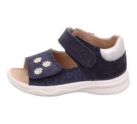 Superfit Mädchen Sandale POLLY Leder Blau/Silber Größe 22