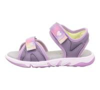 Superfit Sandale Pebbles 1-009540-8500 Mädchen Lila Weit Größe 34