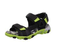 Superfit Kinderschuhe Sandalen SCHWARZ/GRÜN SCHWARZ/GRÜN - Gr. - 38