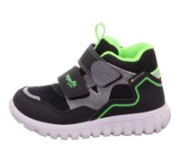 Superfit Sport7 Mini GTX Sneaker, Black/Green, 25