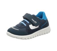 Superfit Klettverschluss/Slipper Halbschuh SPORT7 MINI für Kinder, blau, Größe 23 EU