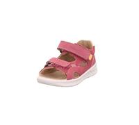 Sandale SUPERFIT "LAGOON WMS: Mittel" Gr. 25, pink (pink, weiß) Kinder Schuhe aus ressourcen- und umweltschonenden Materialien (67013365-25)