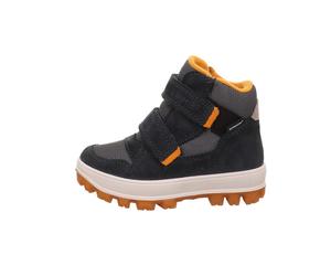 superfit Leder-Boots "Tedd" in Schwarz - Größe 33 | Kinderstiefel