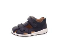 superfit Leder-Halbsandalen "Boomerang" in Dunkelblau - Größe 22 | Babysandalen