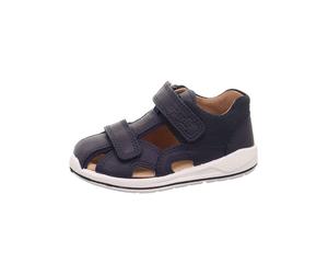 superfit Leder-Halbsandalen "Boomerang" in Dunkelblau - Größe 22 | Babysandalen