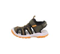 superfit Leder-Halbsandalen "Tornado Light" in Khaki - Größe 32 | Kindersandalen