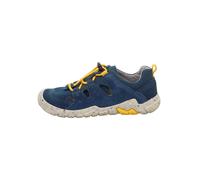 Superfit Kinder Sneaker TRACE Low Unisex Weit Blau/Gelb Größe 33 EU