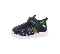 superfit Leder-Halbsandalen "Wave" in Dunkelblau - Größe 28 | Babysandalen