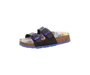 superfit Leder-Pantoletten in Schwarz - Größe 32 | Clogs Pantoletten Kinder