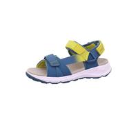 superfit Leder-Sandalen "Criss Cross" in Blau - Größe 32 | Kindersandalen