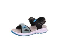 superfit Leder-Sandalen "Criss Cross" in Schwarz - Größe 31 | Kindersandalen