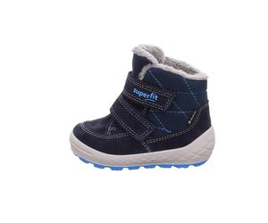 superfit Leder-Winterboots "Groovy 2.0" in Dunkelblau - Größe 23 | Baby Stiefel Boots