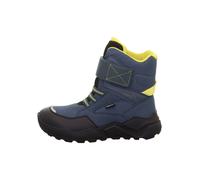 Superfit Mädchen und Jungen Winterstiefel Rocket, Kinder Stiefeletten, Weite: W V, Boots, Stiefel, Bootee, Booties, halbstiefel, BLAU/GELB (000), 32 EU