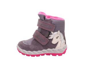 superfit Leder-Winterstiefel "Icebird" in Violett - Größe 34 | Kinderstiefel