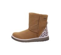 Stiefelette Leder \ LORA BRAUN/WEISS - Gr. - 38