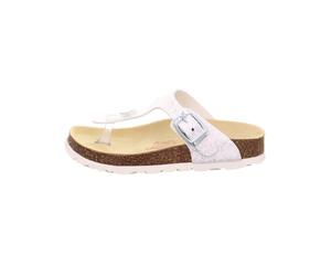 superfit Leder-Zehentrenner in Weiß - Größe 30 | Kindersandalen