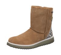 Stiefelette Leder \ LORA BRAUN/WEISS - Gr. - 36