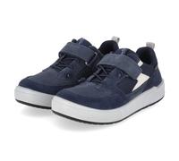 Superfit Low Sneaker MAVERICK - Gr. 32 - Blau - Leder & Textil