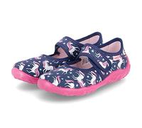 Superfit Mädchen Bonny 1-800283 Hausschuhe, Blau Mehrfarbig 8060, 38 EU