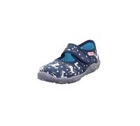 Superfit Mädchen Bonny Hausschuh, Blau Mehrfarbig 8110, 34 EU