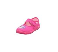 Hausschuh SUPERFIT "BONNY, WMS: mittel", Mädchen, Gr. 29, pink (pink, einhorn), Baumwolle, Glitzer, bestickt, Schuhe Hausschuh, Kindergartenschuh mit Einhorn-Motiv, Größenschablone zum Download (23771