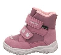 Winterboots SUPERFIT "HUSKY1 WMS: mittel", Mädchen, Gr. 26, rosa (altrosa, rosé), Textil, Schuhe Winterboots, Snowboots mit wasserdichtem GORE TEX, Größenschablone zum Download (21349726-26)