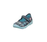 Superfit Mädchen Bubble 1-006271 Hausschuhe, Blau Mehrfarbig 8020, 34 EU