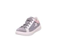 Superfit Mädchen Cosmo Sneaker, Hellgrau Rosa 2500, 33 EU