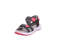 superfit Kinder Sandale CRISS CROSS Mädchen 35 Grau/Pink