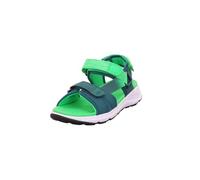 superfit Leder-Sandalen "Criss Cross" in Grün - Größe 30 | Kindersandalen