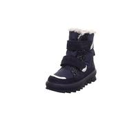 Superfit Mädchen Flavia Warm Gefütterte Gore-tex Schneestiefel, Blau Silber 8000, 29 EU Weit