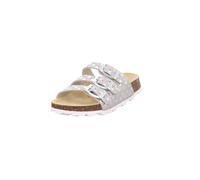 Superfit Mädchen FUSSBETTPANTOFFEL Hausschuhe, SILBER/WEIß 9510