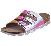 Superfit Mädchen Fussbettpantoffel Hausschuh, Weiß, 24