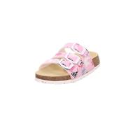 Superfit Mädchen Fussbettpantoffel Hausschuhe 1-800113 Sandale, Rosa Mehrfarbig 5670, 34 EU