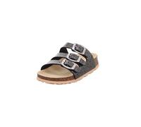 Superfit Fussbettpantoffel schwarz/silber (0100) 26