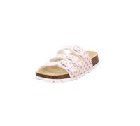 Superfit Mädchen FUSSBETTPANTOFFEL Hausschuhe, WEIß/ROSA 1080