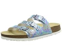 Superfit Mädchen Fussbettpantoffel Pantoffeln, Blau (Blue 8010), 25 EU