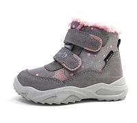 Superfit Mädchen GLACIER warm gefütterte Gore-Tex Stiefel, GRAU/ROSA 2500