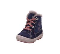 Superfit Mädchen Groovy med lammeskindforing varm foret Schneestiefel, Blau Rosa 8000, 23 EU