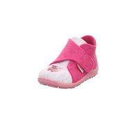 superfit Mädchen Hausschuh HAPPY OCTI 24 Rosa/Grau