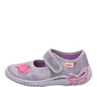 superfit Mädchen Hausschuh BELINDA 25 Hellgrau/Pink
