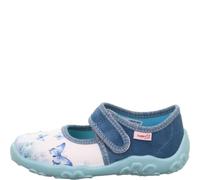 superfit Mädchen Hausschuh BONNY 26 Blau/Mehrfarbig
