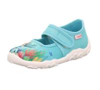 Superfit - Mädchen Hausschuh Bonny türkisKlett Türkis - Gr. - EU 30