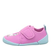 Superfit Hausschuh VENTI Barfußschuh Textil mit Klettverschluss Mädchen Gr. 34 Lila/Hellgrün 8500