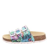 Superfit Mädchen FUSSBETTPANTOFFEL GRÜN/MEHRFARBIG 7530