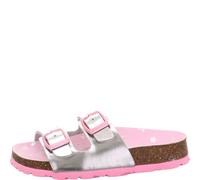superfit Mädchen Pantoffel FUSSBETTPANTOFFEL 25 Silber/Rosa