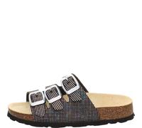 Superfit Mädchen Fussbettpantoffel Hausschuh, Schwarz 0010, 28 EU